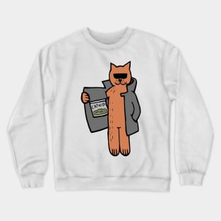 Catnip Dealer Cat Crewneck Sweatshirt